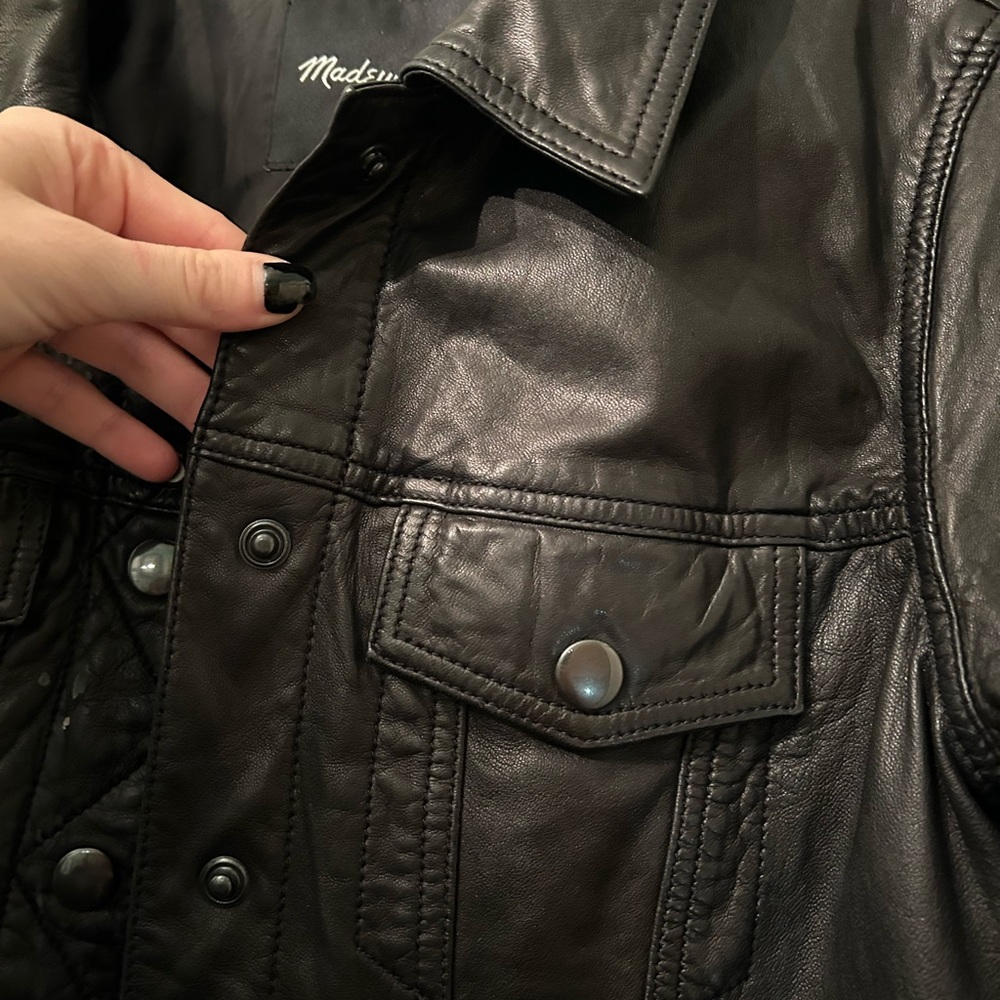 Madewell leather jacket